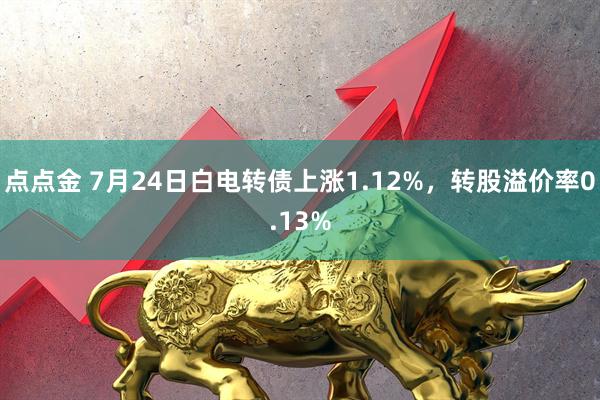 点点金 7月24日白电转债上涨1.12%，转股溢价率0.13%